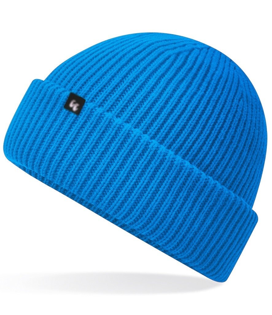 blue winter beanie
