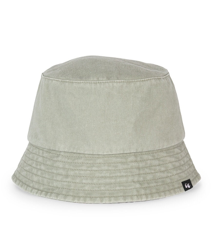 100% Organic Cotton Faded Bucket Hat - Pink - Etsy