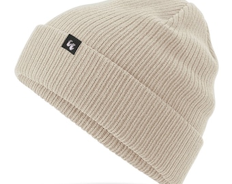 100% Organic Cotton Beanie Hat - Eco Friendly Beanie - Winter Hat