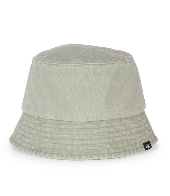 100% Organic Cotton Faded Bucket Hat Sage Green -  Canada