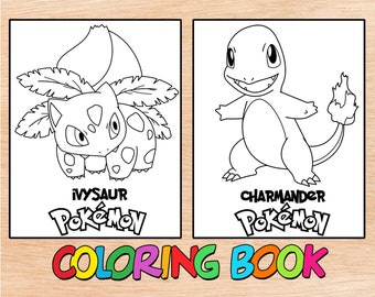 Download Pokemon Coloring Etsy