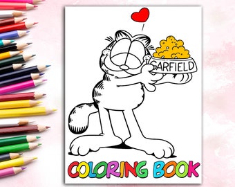 84 Garfield Cat Coloring Pages  HD