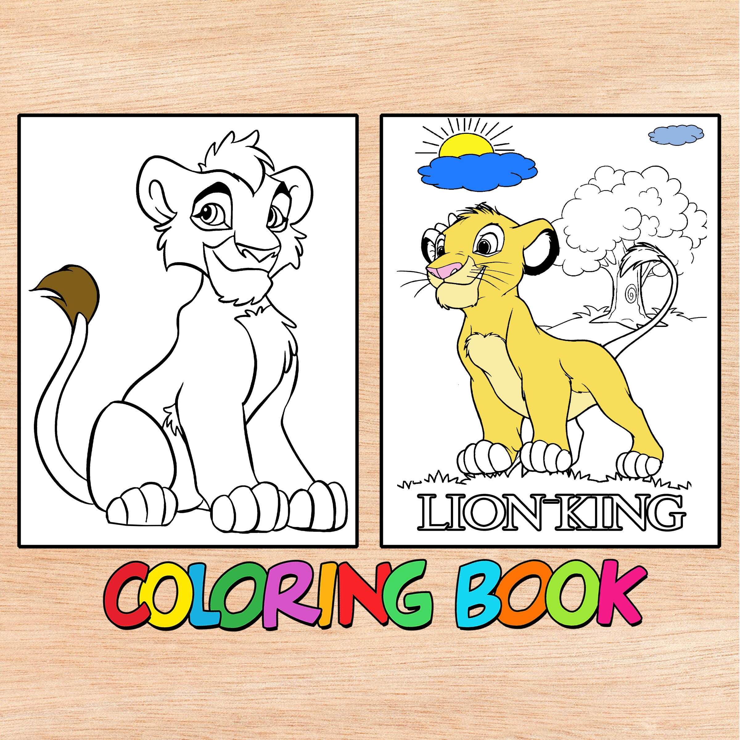 Paper, Party & Kids Party Favor Lion King Coloring Packs Coloring Pages