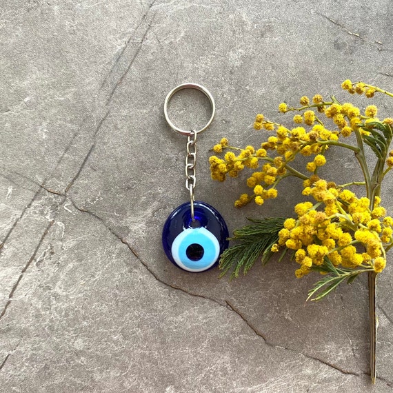 nevfactory Nev Nazar Boncuk Evil Eye - Mistico portafortuna fatto a mano con occhio turco in vetro