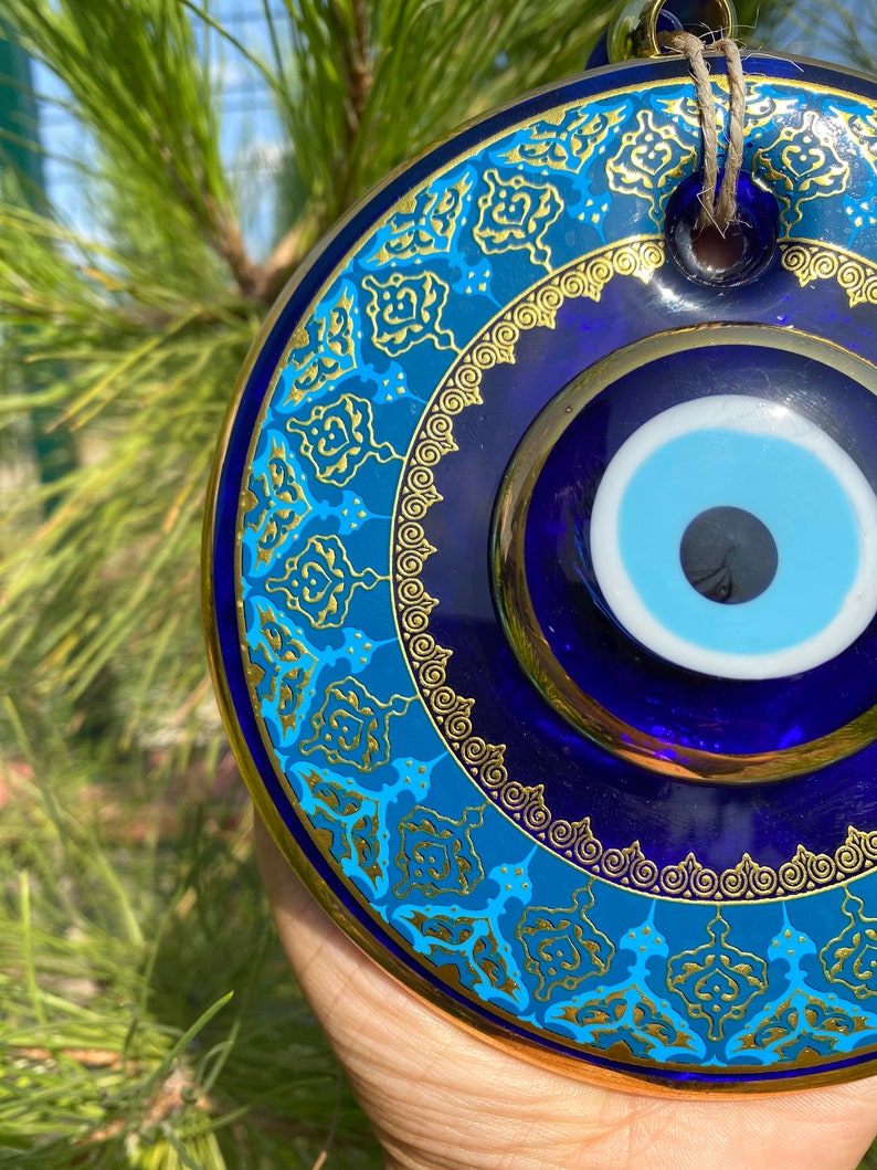 Large Evil Eye Home Decor Evil Eye Wall Decor Glass Evil Eye Etsy