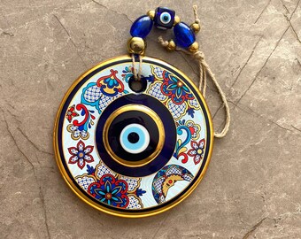 Handmade Evil Eye Wall Decor: Turkish Nazar Boncuk Protection
