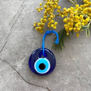 Blue Glass Evil Eye Bead, Bulk Gifs, Thank You Gift, Baptism Ceremony Gift, Wedding Favor, Bridal Shower, Nazar Boncuk, Greek Evil Eye Charm