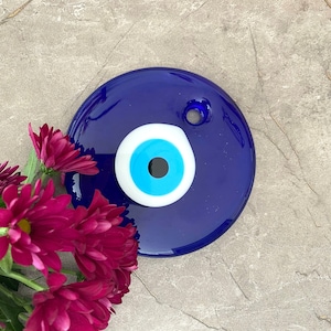 Evil Eye, Wall Hanging, Wall Decor, Home Decor, Protection Gifts, Blue Glass Bead, Nazar Boncuk, Turkish Evil Eye, Good Luck Charm, Wall Art