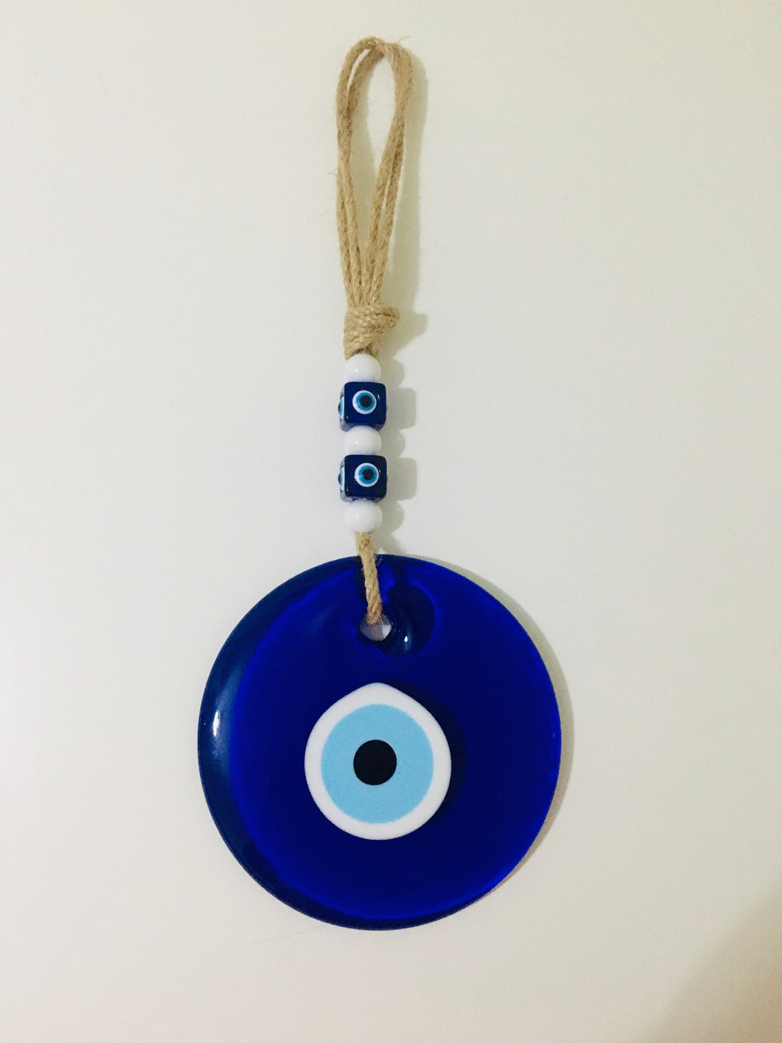Evil Eye Wall Decor Evil Eye Home Decor Blue Glass Evil Eye Etsy