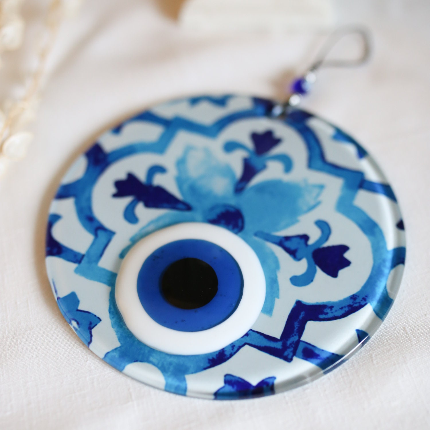 Evil Eye Wall Decor Evil Eye Home Decor Glass Evil Eye Wall Etsy UK