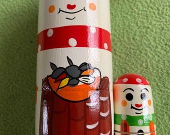 Russian Doll Babushka Snowman