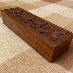 Palini Jewellery Box /Watch Box - Brass Inlayed In Rosewood