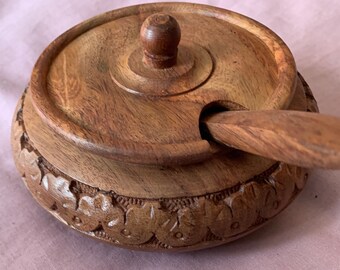 Aiya Rosewood Floral Powder Keg Set