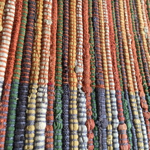Burnished Orange Earth Tones Rug BARGAIN