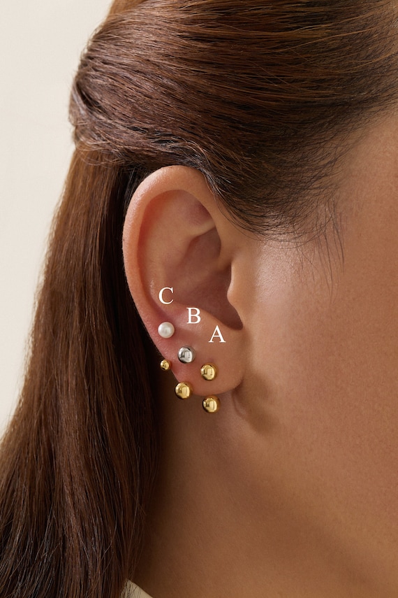Barbell hoop earrings sale