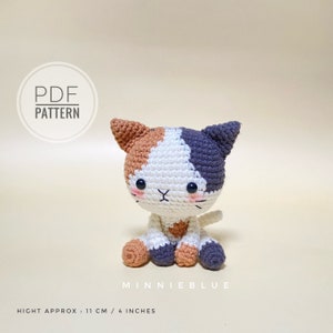 Cat Crochet Pattern - Instant Download DIY Amigurumi Pattern in PDF File | Animal Amigurumi Crochet Pattern