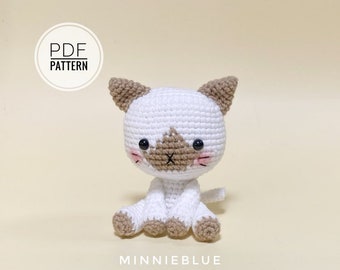 Cat Crochet Pattern - Instant Download DIY Amigurumi Pattern in PDF File | Animal Amigurumi Crochet Pattern