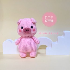Pig amigurumi crochet pattern - Pig crochet pattern , Animal crchet pattern (ENGLISH ONLY)