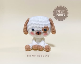 Gehaakte amigurumi-puppypatroon pdf, puppyhond gehaakte amigurumi-patronen, pdf-bestand direct downloaden Gehaakt.