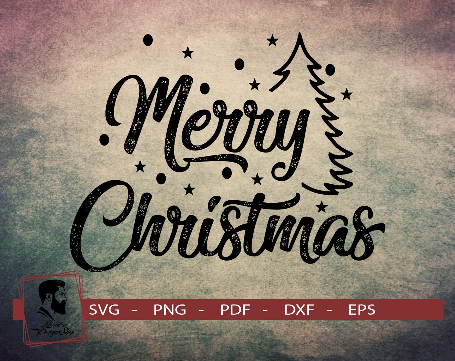 Download Merry Christmas Svg Christmas Svg Digital Cut File Winter | Etsy