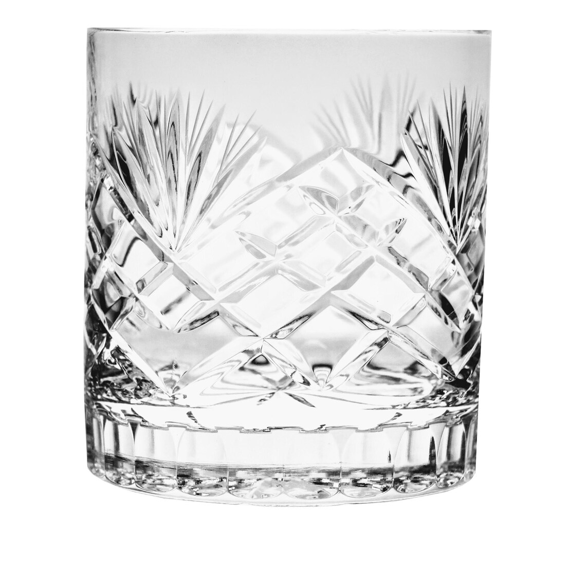 Crystal Whiskey Glasses 350 Ml Pineapple Etsy