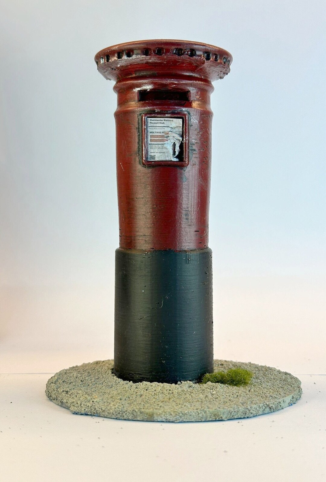Model Post Box Model Postbox - Miniature London Postbox, Mailbox , Streetart, Desktop ...