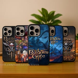 Schutzhülle Baldur&#39;s Gate iPhone 17 Pro Max , iPhone 16 Pro Max, 15, 14, 13 Hülle, Baldur&#39;s Gate Samsung S25 Ultra Case, Samsung Galaxy Case