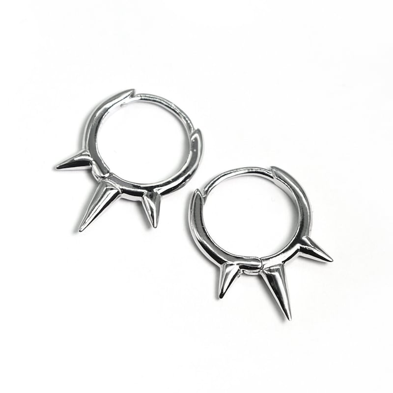 Triple Spike Earrings