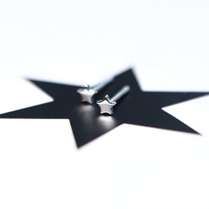 Small Star Earrings Silver 925 | Tiny Stud Earrings | Dainty Earrings Studs | Tiny Star Studs | Tiny Silver Earrings | Gift for her