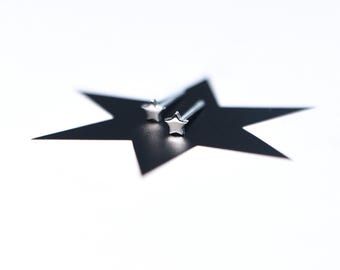 Stern Ohrringe Silber 925 | Kleine Ohrstecker Silber | Kleine Ohrringe Sterne | Winzige Ohrstecker Silber 925 | Minimalistische Ohrringe