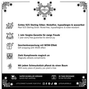 Schleifen Ohrstecker aus 925 Silber, alternativer und leicht Gothic-inspirierter Schmuck, zarte silberne Ohrringe mit Schleifen-Design für Damen von Pour la Rebelle.