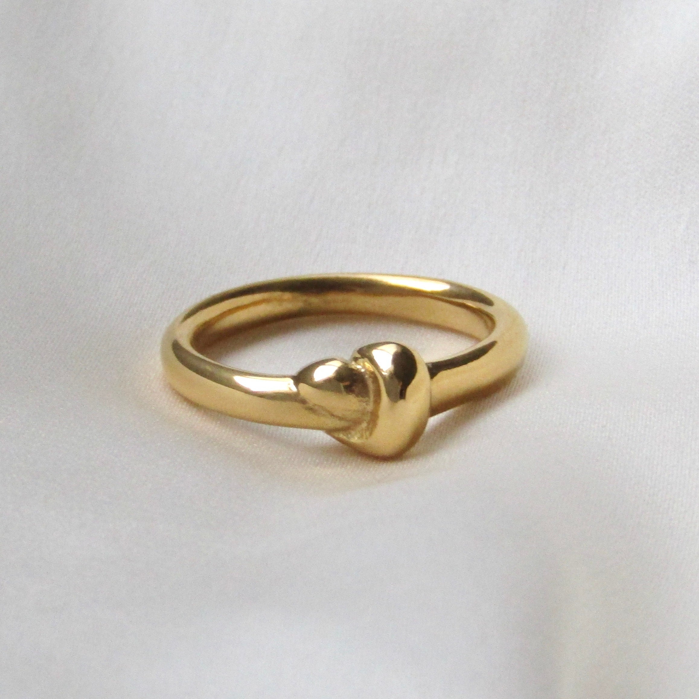 Mens knot sale ring gold