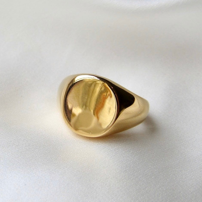 18K Gold Plated Ring Etsy Australia
