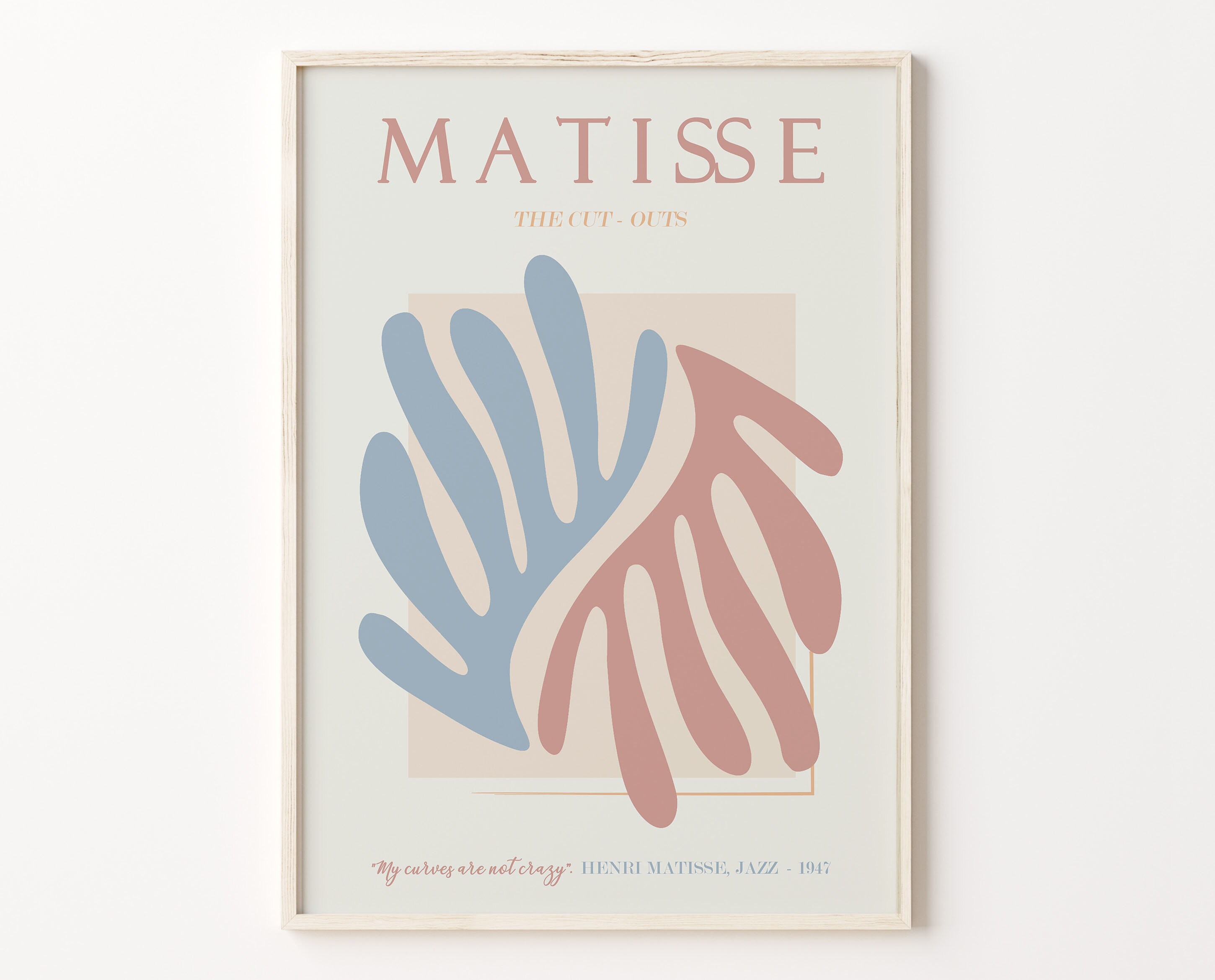 Prints Digital Prints Matisse Pastel Light colors Matisse Digital Print