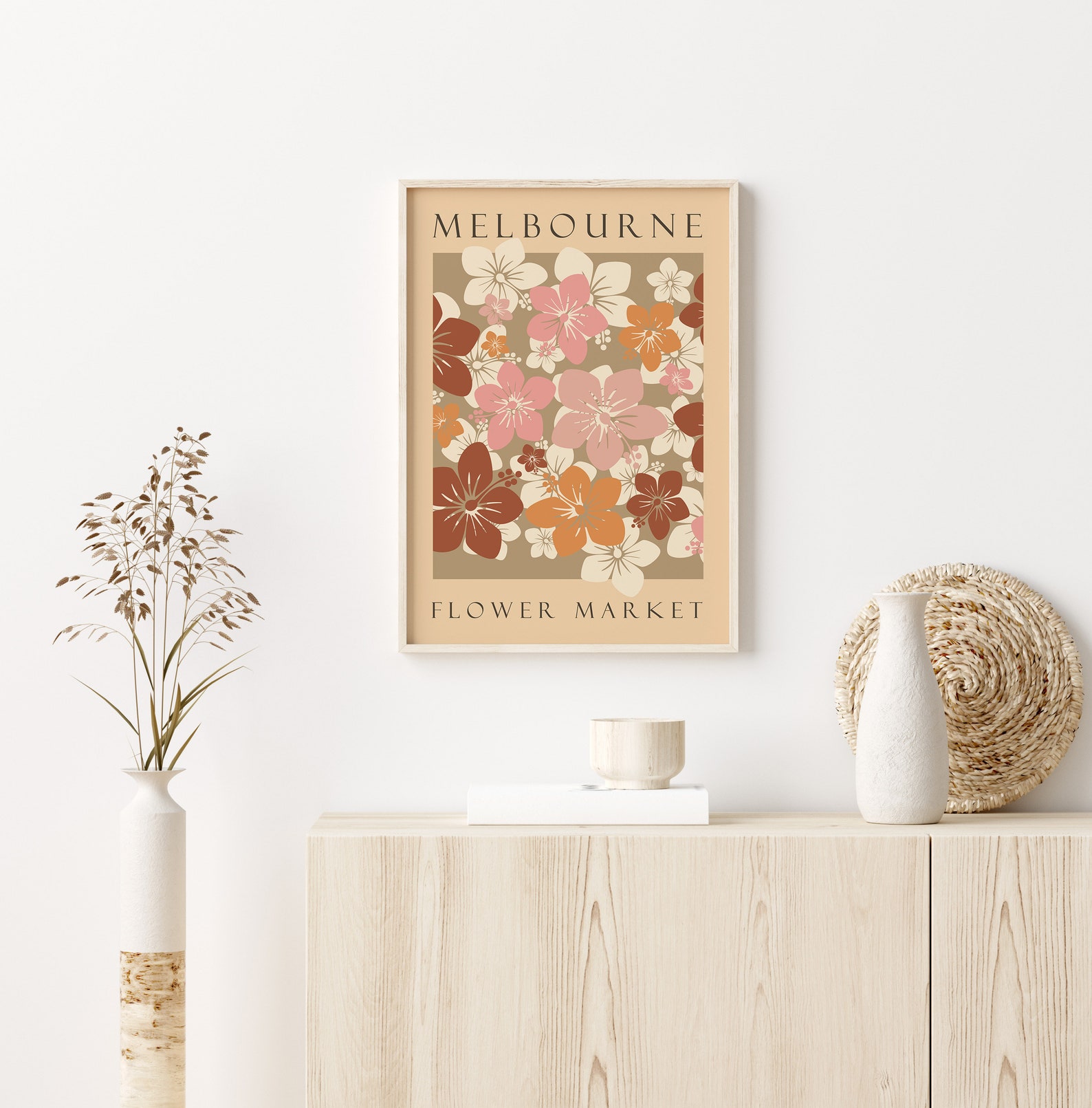 Flower Market Melbourne Exhibition High Quality Print Flower Etsy