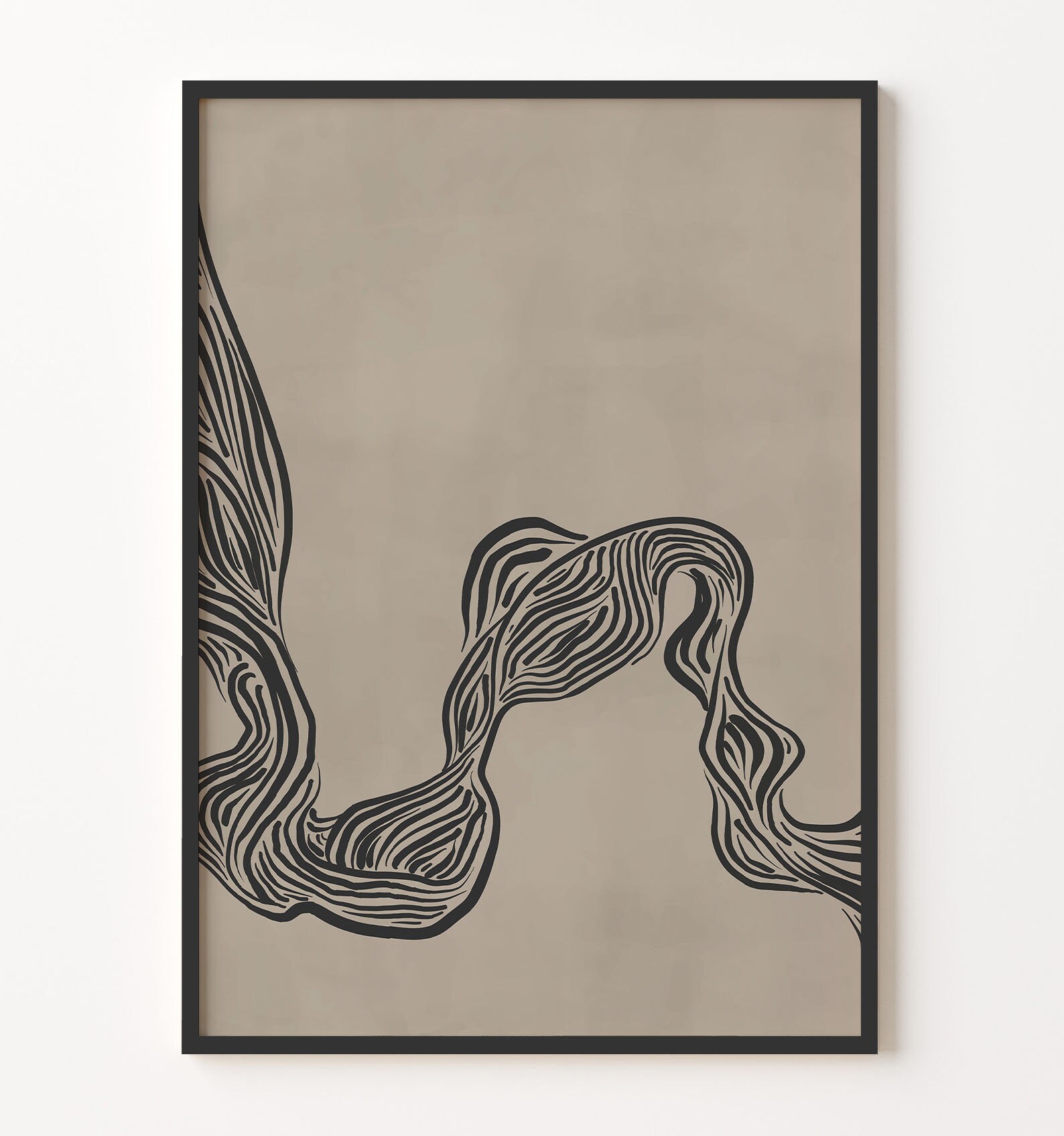 Gallery Set of 6 Lagom Contemporary Wall Decor Abstract Line - Etsy