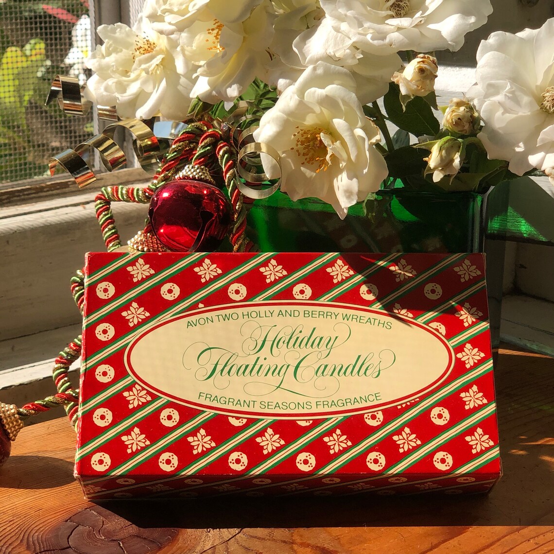 Vintage Avon Holiday Floating Candles Practically New Etsy