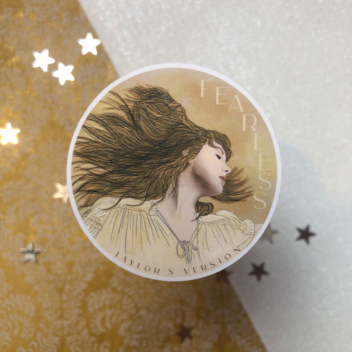 Taylor Swift Fearless Taylors Version sticker | Etsy