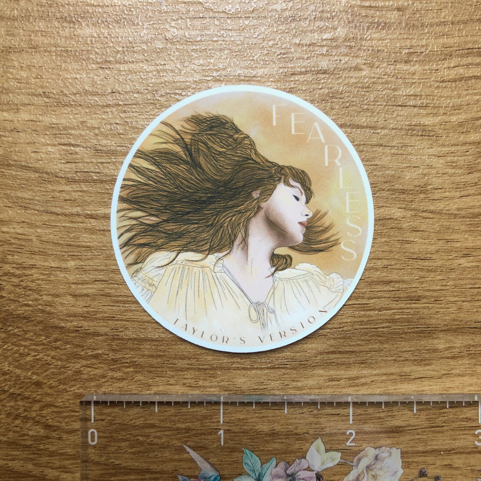 Taylor Swift Fearless Taylors Version sticker | Etsy
