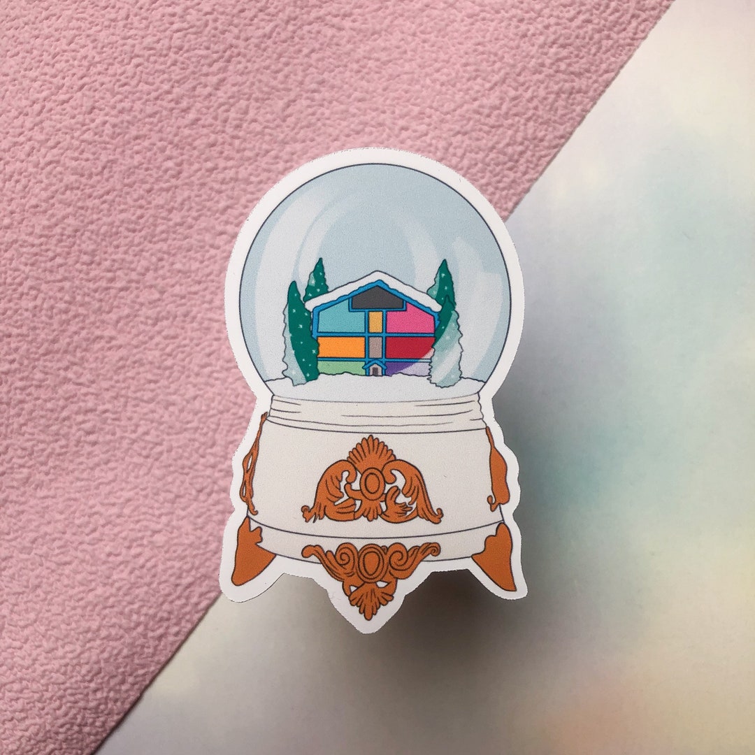 Lover Snowglobe Sticker Etsy