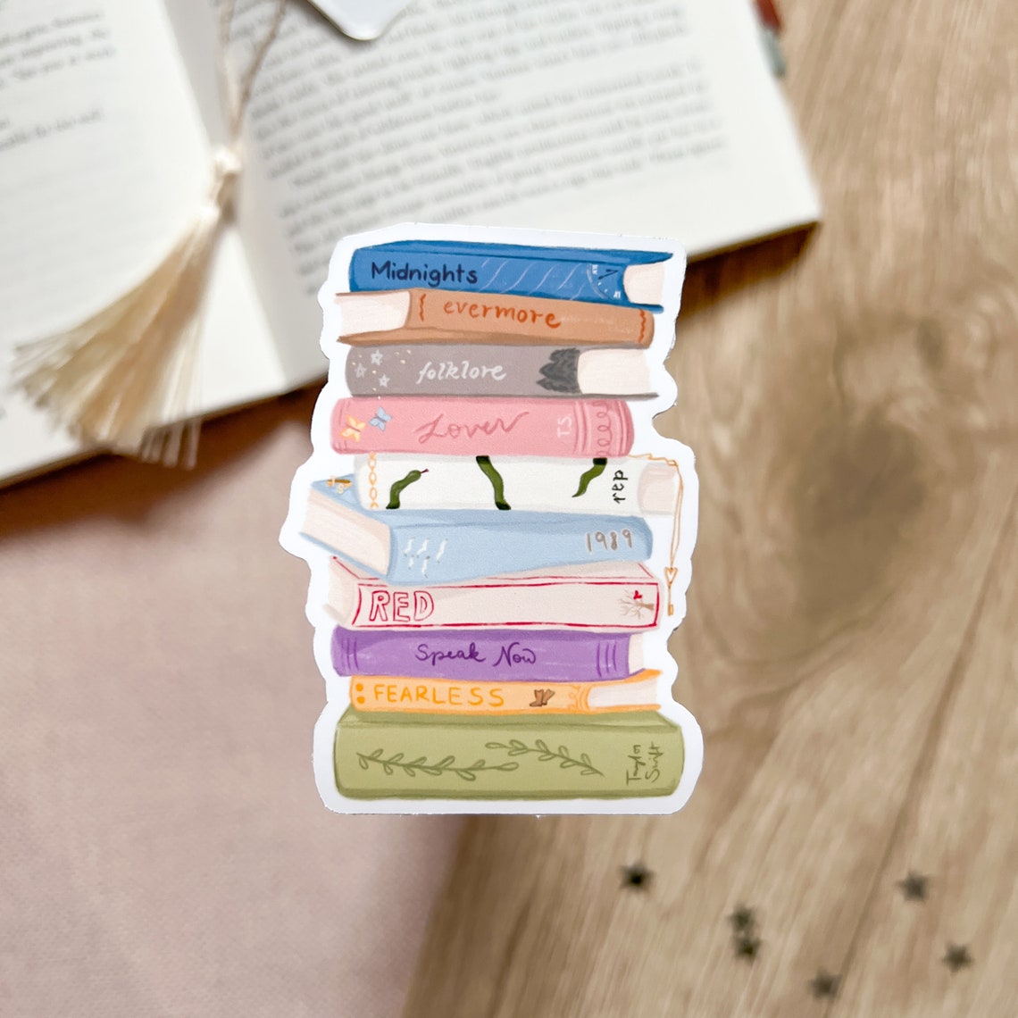 Taylor Swift Album Books Sticker Etsy