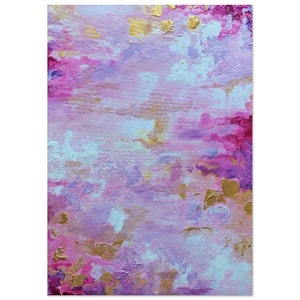 Abstract art print bright wall art Dreamy