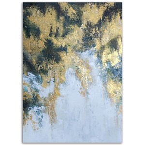 Abstract art print bright wall art Acorn