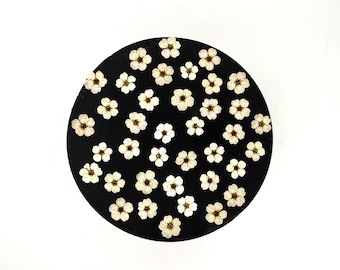 Spirea flowers, Real pressed dried flowers, Small pressed dried flowers