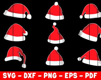 Download Wine Santa Hat Svg Etsy PSD Mockup Templates