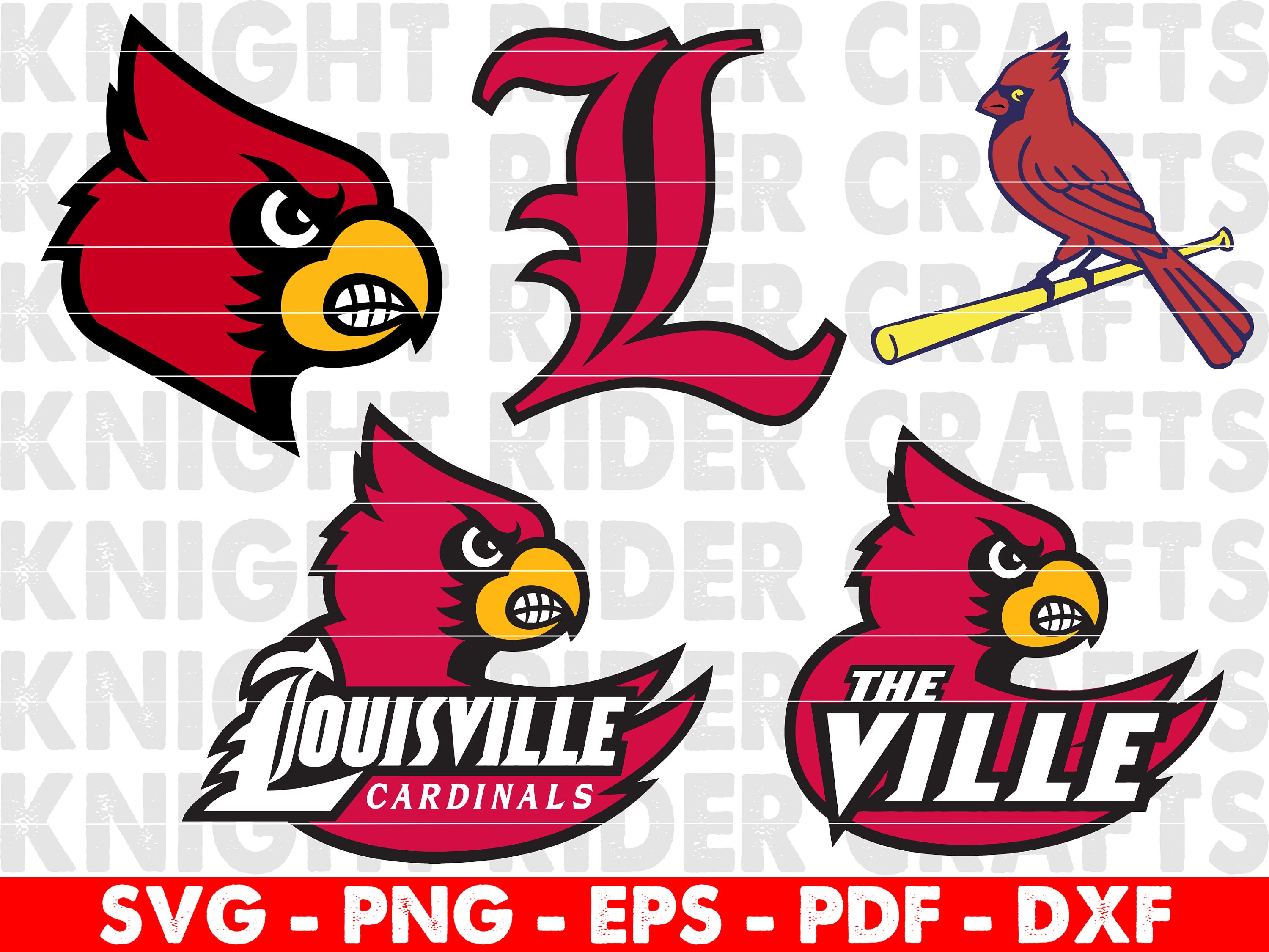 Louisville Cardinals Svg NCAA bundle svg NCAA logo svg L | Etsy