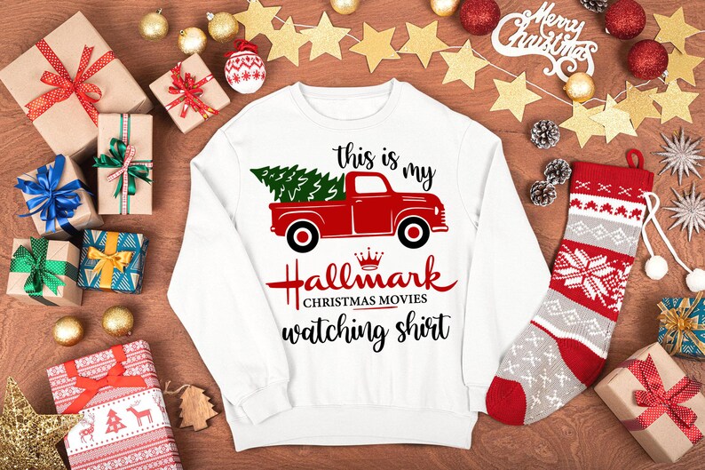 Download This is My Hallmark Christmas Movie Watching Shirt Svg | Etsy