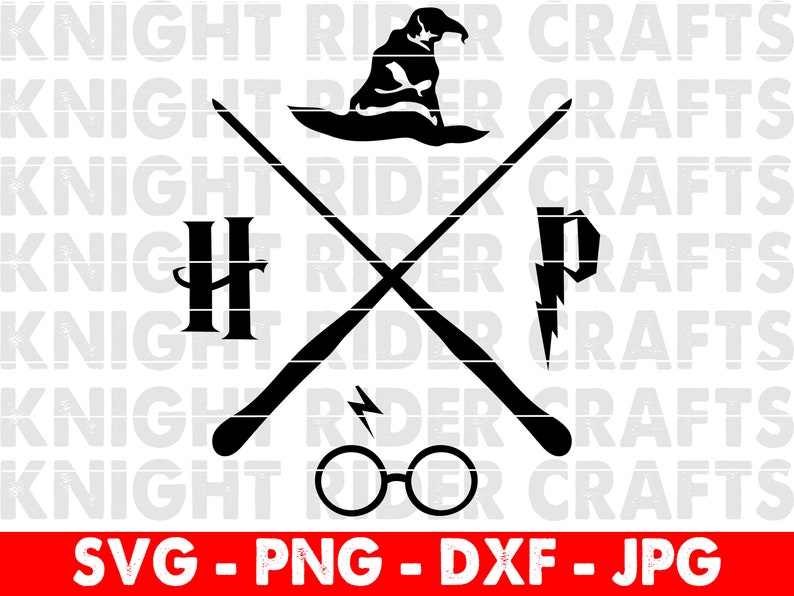 Download Magic Wand Symbol SVG Harry Potter Svg Wizard School | Etsy
