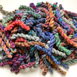 Scrappy Sock Yarn Grab Bag - 20 x 10g = 200g - Mystery Minis - Scrappy Knitting - Opal Sock Yarn - Knitting - Crochet - Mother's Day Gift