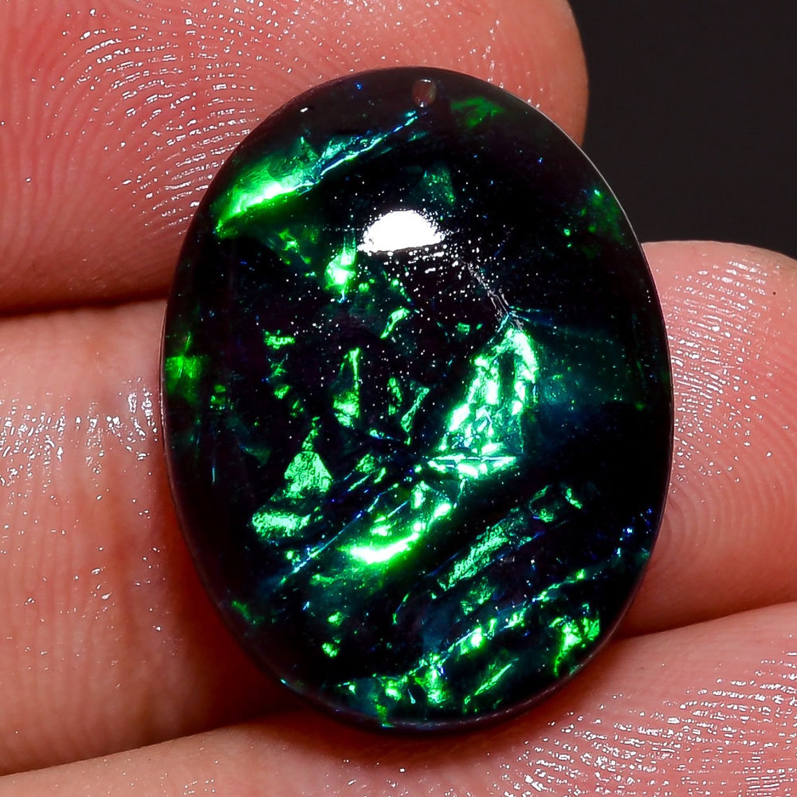 Beautiful Australian Triplet Opal Gemstone Lot Multi Fire Etsy